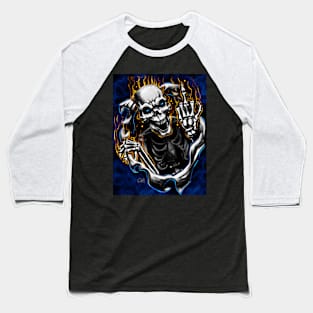 Greetings Skelly Baseball T-Shirt